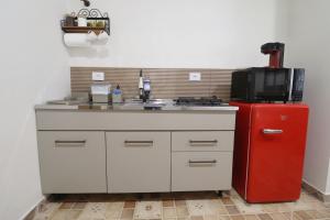 Dapur atau dapur kecil di Estúdio IV - Franco da Rocha