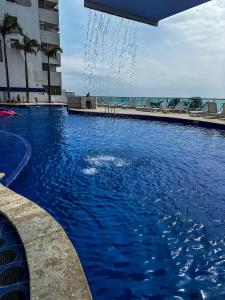 Bazén v ubytování Piso 30 vista al mar, Palmetto 1 Bocagrande nebo v jeho okolí