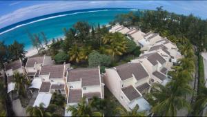 an aerial view of a resort on the beach at Villa No2 - Sun Tan Palmar in Belle Mare