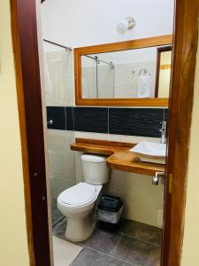 Koupelna v ubytování Hotel Boutique BuganVilla Real