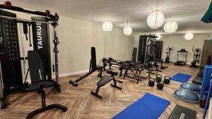 Spordikeskus ja/või sportimisvõimalused majutusasutuses New! Your ultimate luxury finca with 11BR, Pool, Jacuzzi, Gym and Sauna just 30 minutes from Malaga!