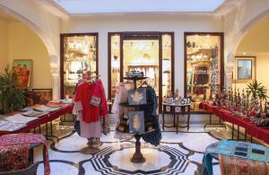 a shop with a mannequin in the middle of a room at Shahpura House in Jaipur