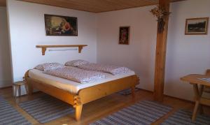 Postel nebo postele na pokoji v ubytování Almhütte Grosserhütte