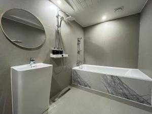 Koupelna v ubytování Hound Hotel Ulsan Haksan + 52 fotografií