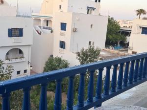 a view from the balcony of a building at Velazzura Marina- Duplex à Monastir in Monastir