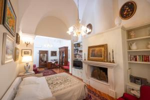 Posezení v ubytování B&B Ai Due Santi