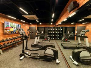 Fitness centrum a/nebo fitness zařízení v ubytování ibis styles Lima San Isidro