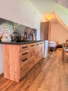 Kuchyňa alebo kuchynka v ubytovaní Willa Konda - bania , sauna