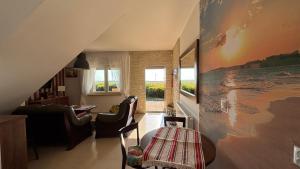 Χώρος καθιστικού στο Apartamenty Vista Mare