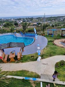an image of a pool at a resort at SORA HOME STAY Ke Ga in Láng Văn Kê +52 photos