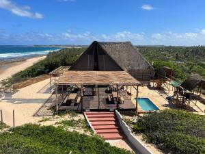 プライア・ド・トフォにあるMango Beach Resortの海辺のテント