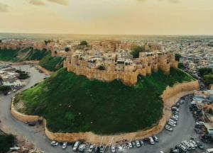 Hotel Hostel Stay Jaisalmer鸟瞰图