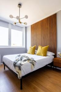 Postel nebo postele na pokoji v ubytování Sforza 13