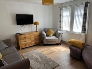 Posezení v ubytování Costal Cottage -Boddam-Sleeps6- Pet Friendly