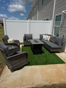 Χώρος καθιστικού στο Discovery Point Getaway townhouse