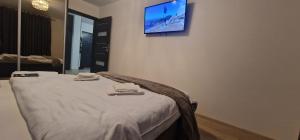 Televisyen dan/atau pusat hiburan di Daniela apartament's 17