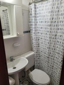 Et badeværelse på Departamento pleno centro