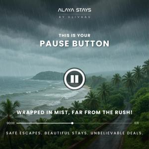 a poster for the movie this is your pause button at Alaya Stays Cavalo Marinho - 3 BHK Boho Retreat with Private Pool & Terrace in Camorlim