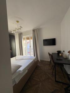 Postel nebo postele na pokoji v ubytování Sparkling Suite