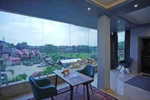 Balkón nebo terasa v ubytování Shakuntala Village Resort