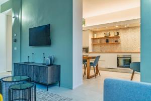 Kuchyň nebo kuchyňský kout v ubytování Casa & Piscina nel centro di Salerno Amalfi Coast