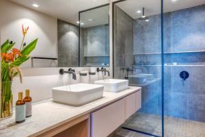 Koupelna v ubytování Domaine d'Anbalaba - Baie du Cap - Ile Maurice + 73 fotografií