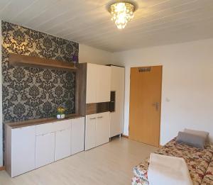 Køkken eller tekøkken på " Die Wolfs Burg" 70qm - 3Zimmer- Duschbad - Küche & zentrumsnah