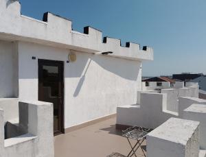 Balkón nebo terasa v ubytování Samaya