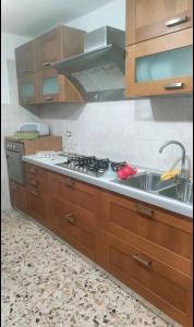 Η κουζίνα ή μικρή κουζίνα στο B&BCasamí