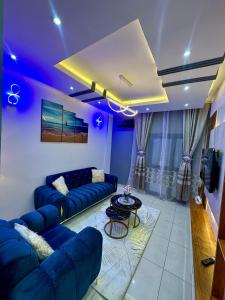 Posezení v ubytování Residence Elysa de Yaounde Messassi