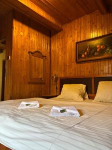 Postel nebo postele na pokoji v ubytování Motel Charlie