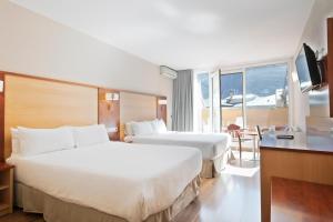 Katil atau katil-katil dalam bilik di Hotel Best Andorra Center