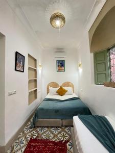 Letto o letti in una camera di Riad Green Vines
