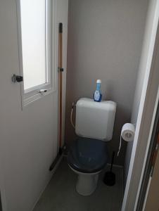 KOKUA VACANCES Mobil Homes Résidentiels camping 4 étoiles MIMIZAN PLAGE的一间浴室