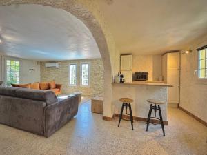 Cucina o angolo cottura di Les Hauts de Bezouce, Vue, Piscine & Calme