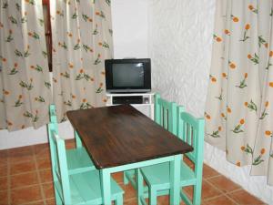 En tv och/eller ett underhållningssystem på Cabañas Calma Chicha