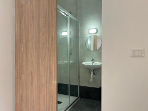 A bathroom at Hotel Brivio