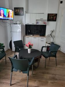 TV a/nebo společenská místnost v ubytování EVA suites