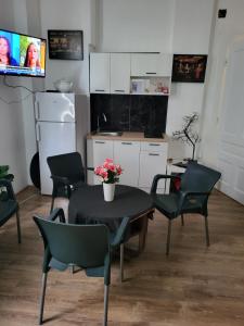 Kuchyň nebo kuchyňský kout v ubytování EVA suites