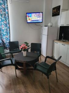 Kuchyň nebo kuchyňský kout v ubytování EVA suites