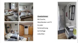 Ein Bett oder Betten in einem Zimmer der Unterkunft Ferienhaus Gertrud