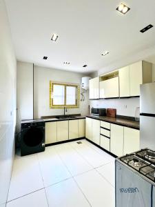 Kuchyň nebo kuchyňský kout v ubytování Luxury apartment