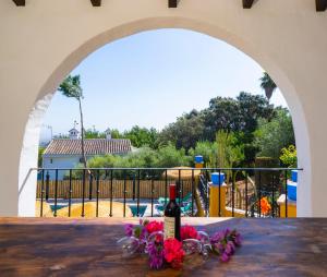 Balkón alebo terasa v ubytovaní Tu Villa Rural Olivo 3 Dormitorios Piscina privada