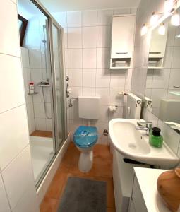 Koupelna v ubytování 2 Pers I Natur und Ruhe I BUGA Nationalpark