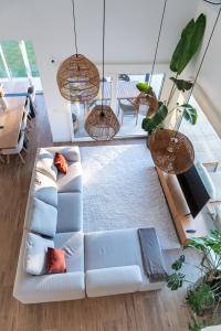 Khu vực ghế ngồi tại Casa en Armintza