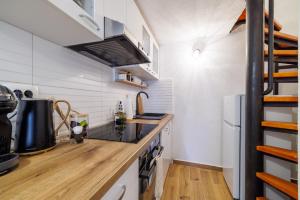 Kuchyň nebo kuchyňský kout v ubytování Niluma