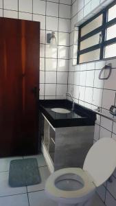 Koupelna v ubytování Casa Recanto Paraíso