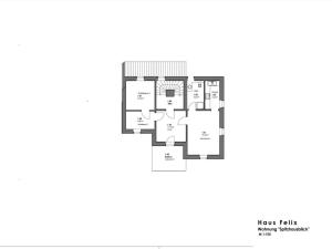 Půdorys ubytování "Spitzhausblick" in het Huis Felix