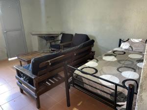 Posezení v ubytování Dunymar Apartamento