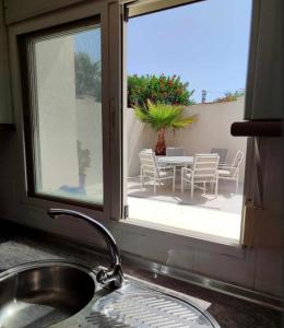 Ruang duduk di Apartment 3k from Altea